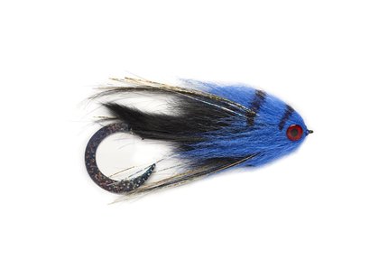 Fulling Mill Paolo's Wiggle Bunny Black & Blue 6/0